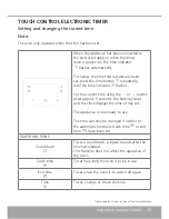 Preview for 21 page of Caple C4245 Instruction Manual