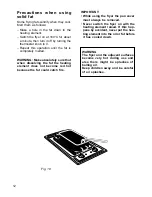 Предварительный просмотр 12 страницы Caple C670E/SS Instruction Manual