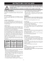 Preview for 3 page of Caple C748G Instruction Manual