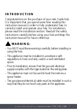 Preview for 3 page of Caple C750G Instruction Manual