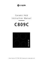 Caple C809C Instruction Manual preview