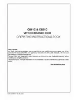 Caple C811C Operating Instructions Book Manual preview