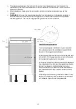 Preview for 17 page of Caple C824C Instruction Manual