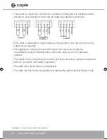 Preview for 24 page of Caple C843I Instruction Manual