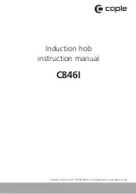 Preview for 1 page of Caple C846i Instruction Manual