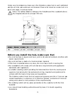 Preview for 16 page of Caple C850I Instruction Manual