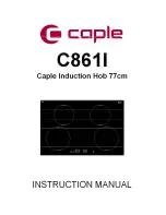 Caple C861I Instruction Manual preview