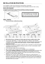 Preview for 19 page of Caple C864I Instruction Manual