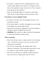 Preview for 9 page of Caple C900I Instruction Manual