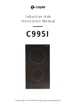 Предварительный просмотр 1 страницы Caple C995I Instruction Manual