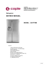 Caple CAFF19Si Service Manual preview