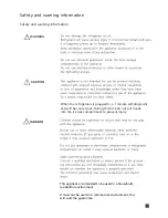 Preview for 5 page of Caple CAFF207BK Instruction Manual