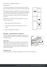 Preview for 19 page of Caple CAFF24 Instruction Manual