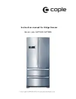 Caple CAFF40BK Instruction Manual preview