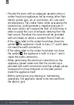 Preview for 4 page of Caple CE920WH Instruction Manual