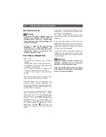 Preview for 5 page of Caple CM 107 Operating Instructions Manual