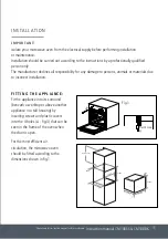 Предварительный просмотр 11 страницы Caple CM108BK Instruction Manual