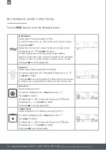 Предварительный просмотр 22 страницы Caple CM111 Instruction Manual