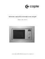 Caple CM112 Instruction Manual предпросмотр