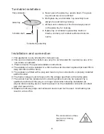 Preview for 8 page of Caple CM112 Instruction Manual