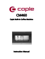 Preview for 1 page of Caple CM460 Instruction Manual