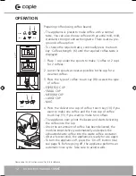 Preview for 12 page of Caple CM465 Instruction Manual