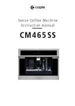 Caple CM465SS Instruction Manual предпросмотр