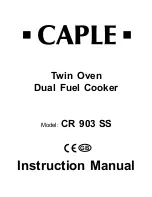 Caple CR 903 SS Instruction Manual preview