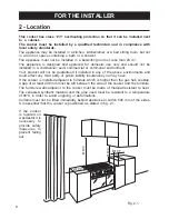 Preview for 8 page of Caple CR 9218 Instruction Manual