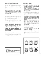 Preview for 15 page of Caple CR 9220 Instruction Manual