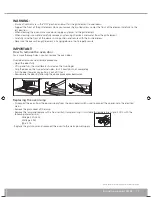 Предварительный просмотр 17 страницы Caple CR9228 Instruction Manual