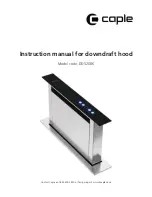 Caple DD520BK Instruction Manual preview