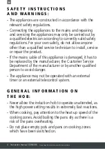 Preview for 4 page of Caple DD940BK Instruction Manual