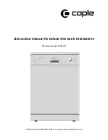 Caple DF625 Instruction Manual preview