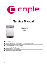 Preview for 7 page of Caple Di454 Technical Information