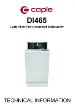 Preview for 1 page of Caple Di465 Technical Information