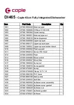 Preview for 7 page of Caple Di465 Technical Information