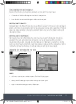 Предварительный просмотр 17 страницы Caple Di481 Instruction Manual