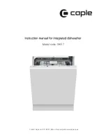 Caple Di627 Instruction Manual preview