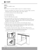 Preview for 24 page of Caple Di641 Instruction Manual