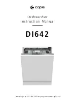 Caple DI642 Instructions Manual preview