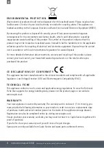 Preview for 8 page of Caple DI642 Instructions Manual