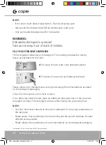 Preview for 18 page of Caple DI651 Instruction Manual