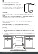 Preview for 38 page of Caple DI652 Instruction Manual