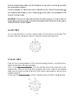 Предварительный просмотр 19 страницы Caple E72A Installation And Operating Instructions Manual