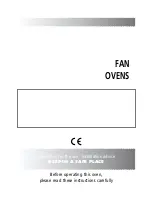 Caple FAN OVENS Instructions For Use Manual preview