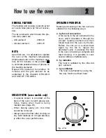 Preview for 6 page of Caple FAN OVENS Instructions For Use Manual