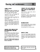 Preview for 19 page of Caple FAN OVENS Instructions For Use Manual