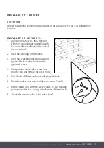 Предварительный просмотр 11 страницы Caple FSCHSS9 Instruction Manual