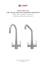 Caple HARLO HARPUR/SS Care And Installation Manual preview